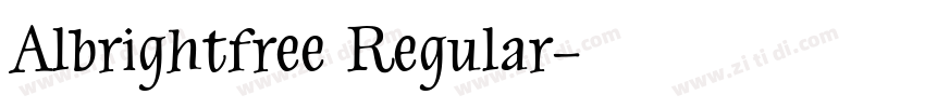 Albrightfree Regular字体转换
